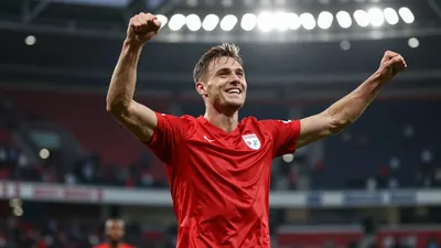 Michael Gregoritsch scored the opening goal in FC Augsburg's 1-0 home win over Schalke 04 on August 30 at the WWK Arena...
