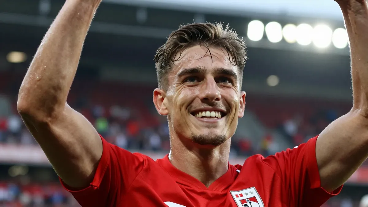 Mert Komur feierte den 3:0-Heimsieg des FC Augsburg gegen Schalke 04 am 30